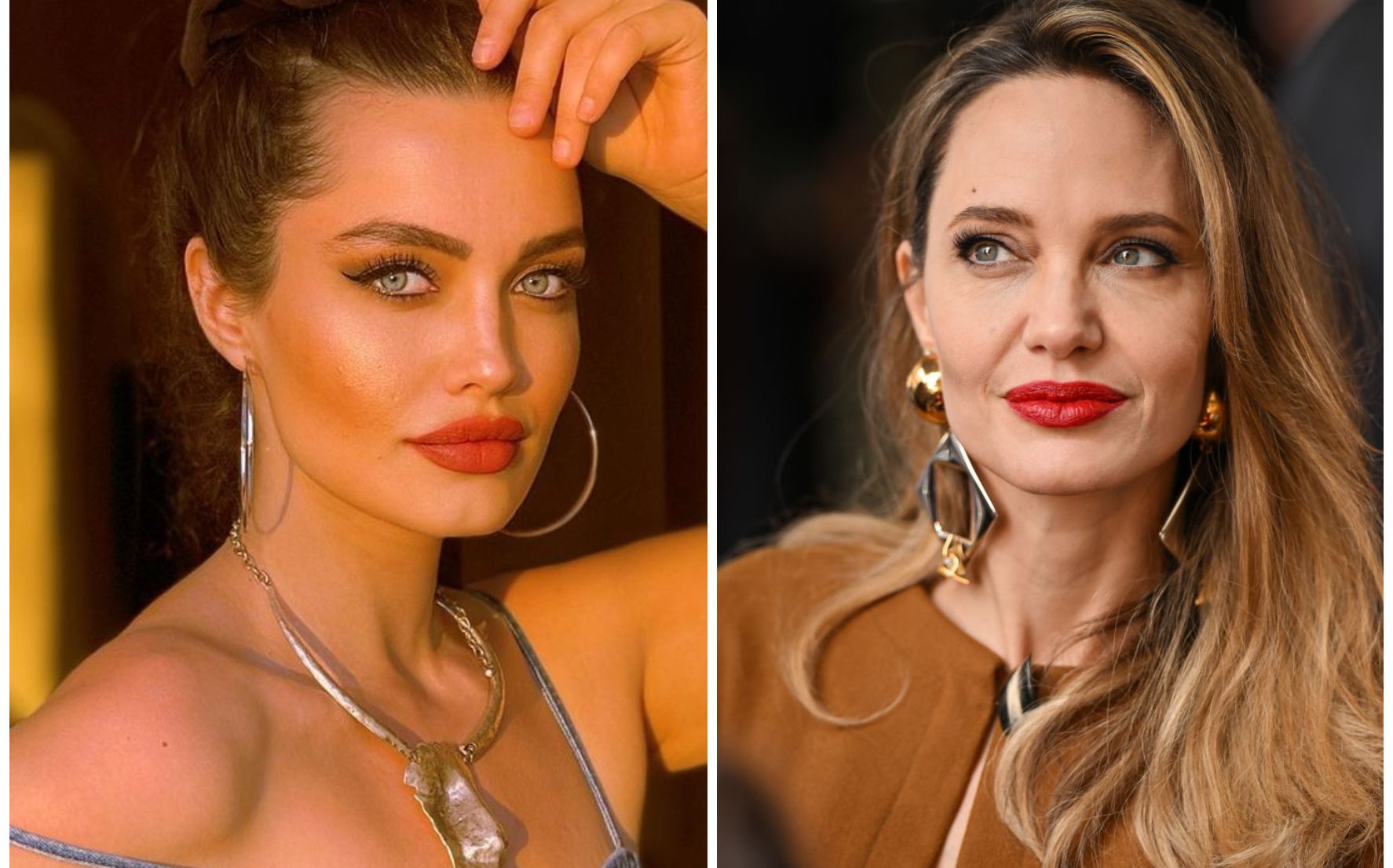 &bdquo;Arată exact ca Angelina Jolie &icirc;n tinerețe&rdquo;. Urmăritorii unei actrițe din Turcia o copleșesc cu mesaje &icirc;n care o compară cu vedeta de la Hollywood